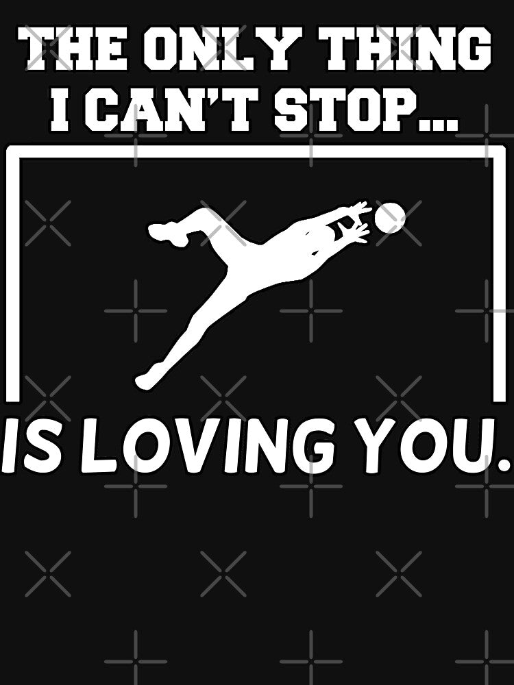 The Only Thing I Can't Stop Is Loving You Romantic Valentines Quotation Graphic Text Letter Art by DoctorParanoid
