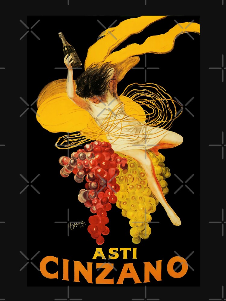 Asti Cinzano - Asti Spumante - Italian Sparkling White Wine - Vintage Advertising Poster by Leonetto Cappiello by TeeARTHY