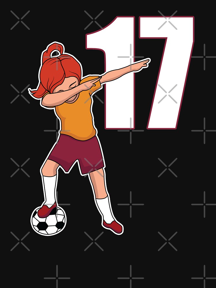 Awesome Soccer Player Number 17 Soccer Athlete Athletic Sports Team by VollLaser