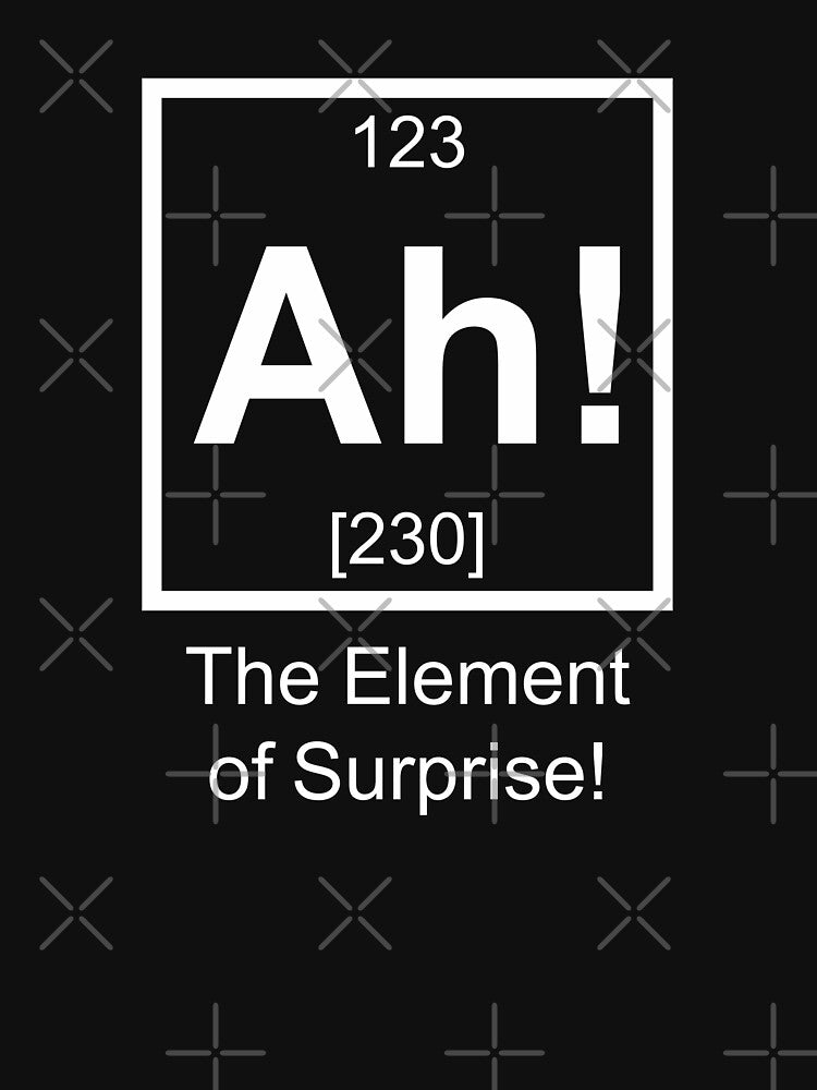 Ah! The element of surprise! Essential T-Shirt by NewFlameDesign