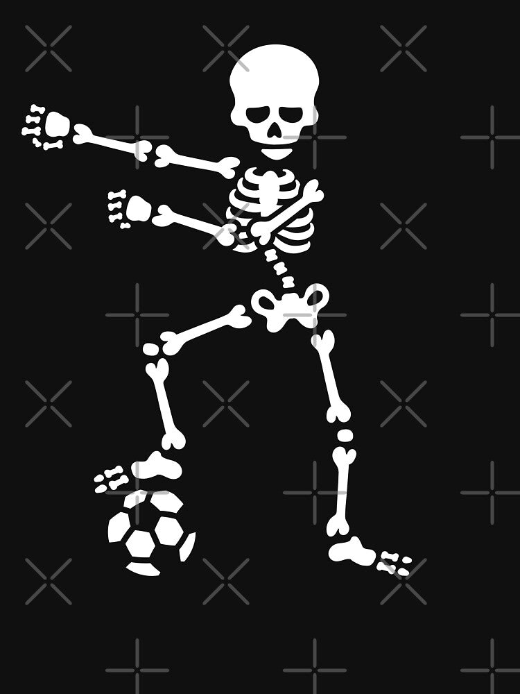 The floss dance, flossing skeleton soccer / football by LaundryFactory