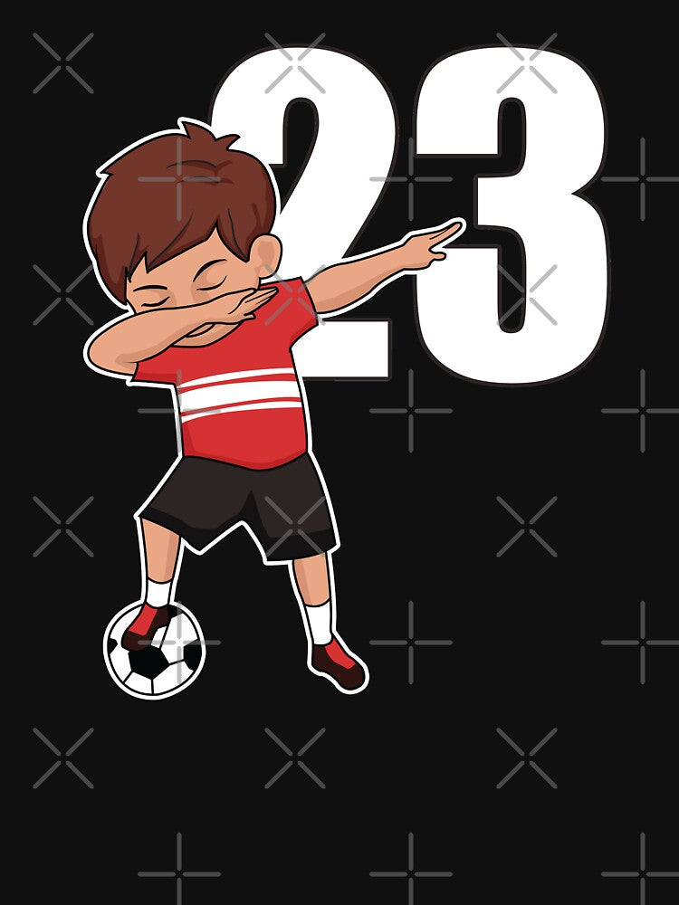Awesome Soccer Player Number 23 Soccer Athlete Athletic Sports Team by VollLaser