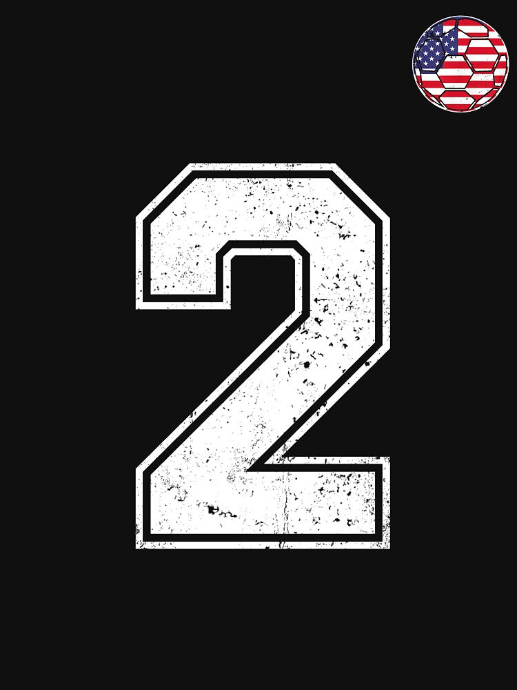 Soccer player Jersey number 2 Usa Fans by RoyesButler