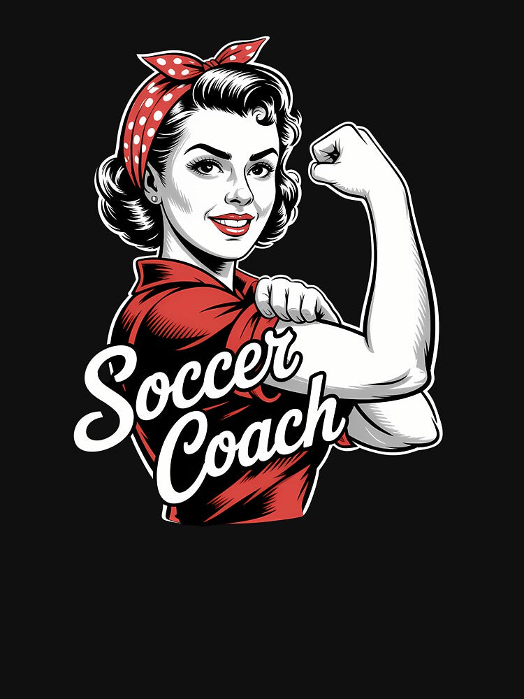 Female Soccer Coach Sport Lovers Support by DeadlockCrew
