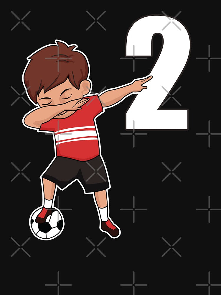 Awesome Soccer Player Number 2 Soccer Athlete Athletic Sports Team by VollLaser