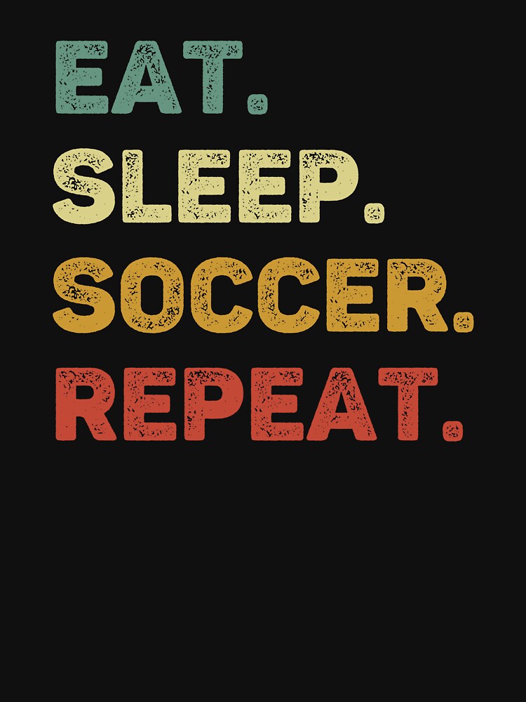 Soccer Player Life Funny Retro by WhistleCloset