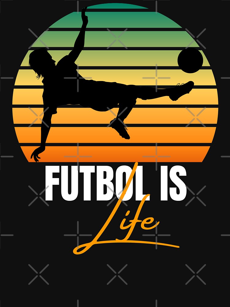 FUTBOL IS LIFE Vintage Gift for Soccer Lovers by llon
