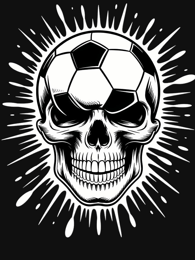 Halloween Soccer Ball Skull Sport All Hallows' Day by JulienAureo