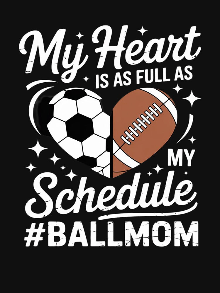 Ball Mom Proud Football Soccer Mom by KonstanKoraner