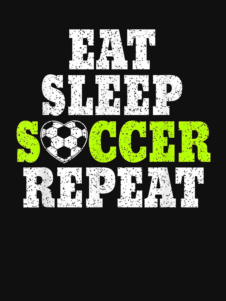 Sport Player Eat Sleep Soccer Repeat Gift by vivanbess