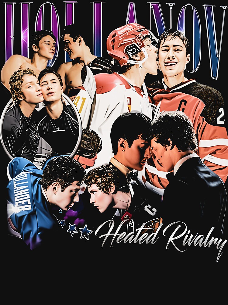 Vintage Bootleg Heated Rivalry Hollander Rozanov Hockey Romance Art by maitivi