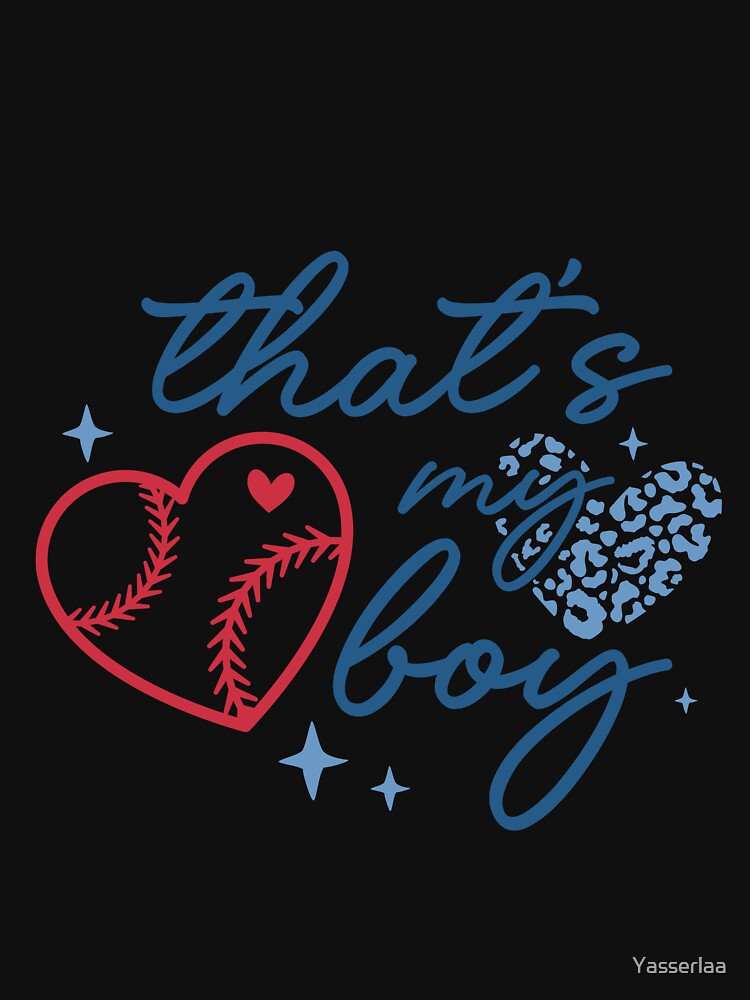 That's my boy Baseball Sideline Social Club Baseball, baseball graphic tee, mom baseball by Yasserlaa