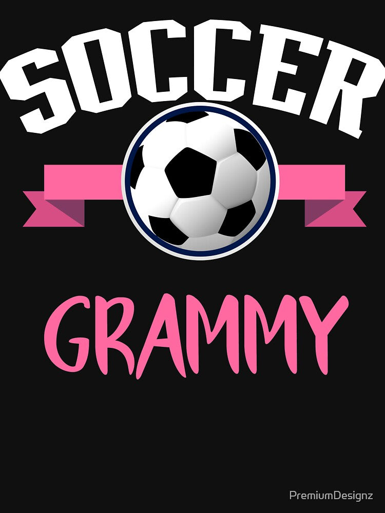 Funny Grandmother Sports Trendy Gift - Soccer Grammy by PremiumDesignz