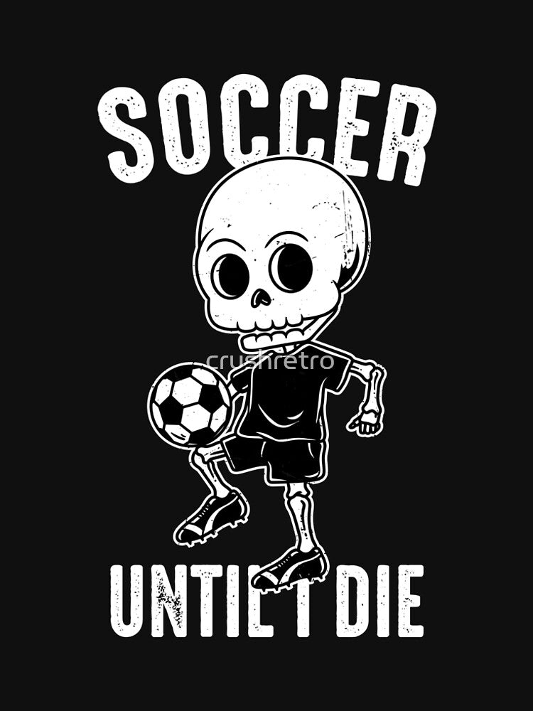 Funny Soccer Sport Boys Girl Teen Futbol Skeleton by Crush Retro®