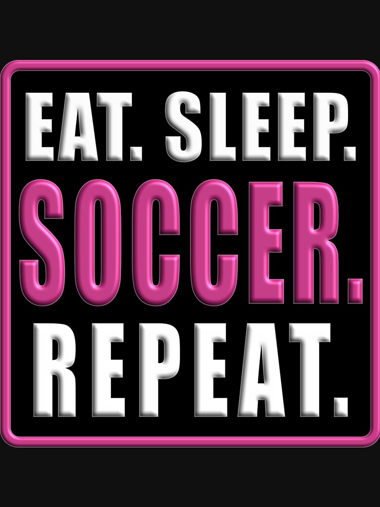 Eat Sleep Soccer Repeat Sticker by kerritoniap2g