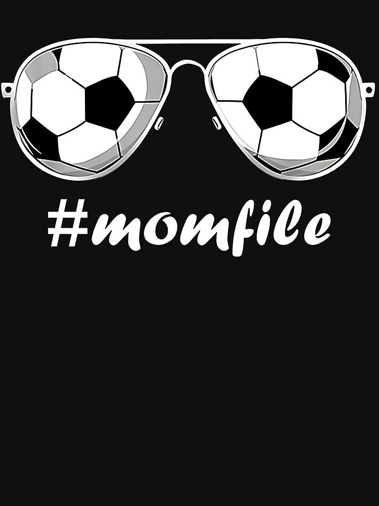 Momlife Soccer Aviators Mother_s Day Soccer Mom Life T-Shirt by PaeperStone