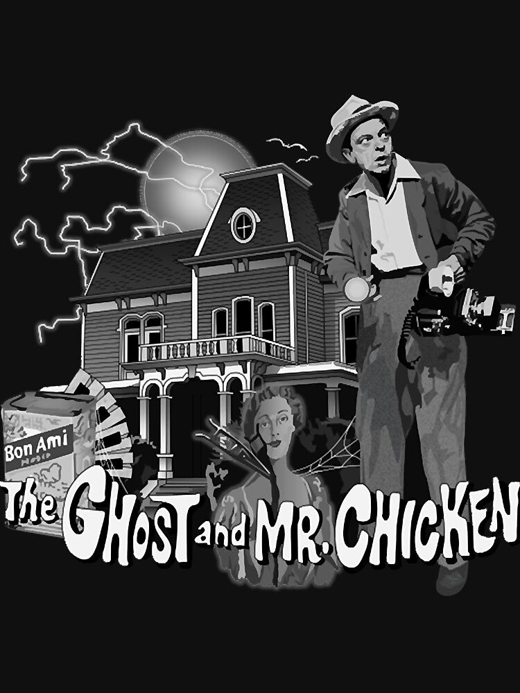 The Ghost and Mr. Chicken T-Shirt by Ajdore82