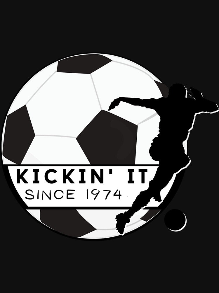 Kicking A Soccer Ball Since 1974 - I Love Soccer- Born To Play Sticker by nylaphilli