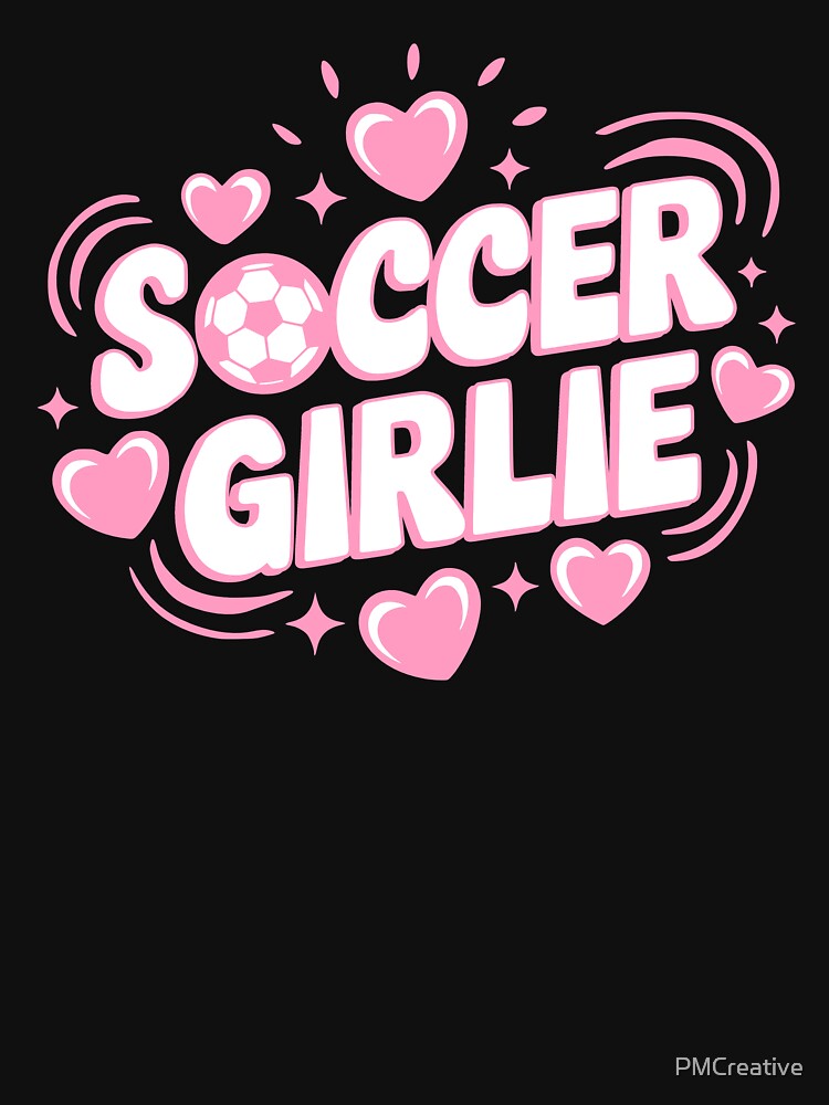 Soccer Girlie! Pink Girly Soccer by PMCreative