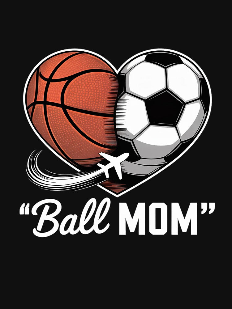 Ball Mom Basketball Soccer Mom by KonstanKoraner