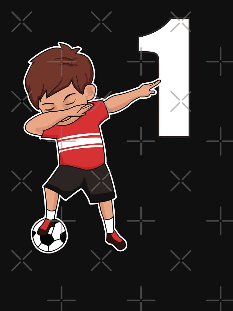 Awesome Soccer Player Number 1 Soccer Athlete Athletic Sports Team by VollLaser
