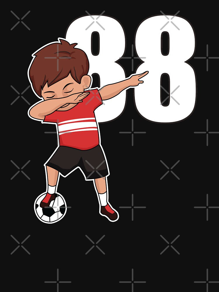 Awesome Soccer Player Number 88 Soccer Athlete Athletic Sports Team by VollLaser