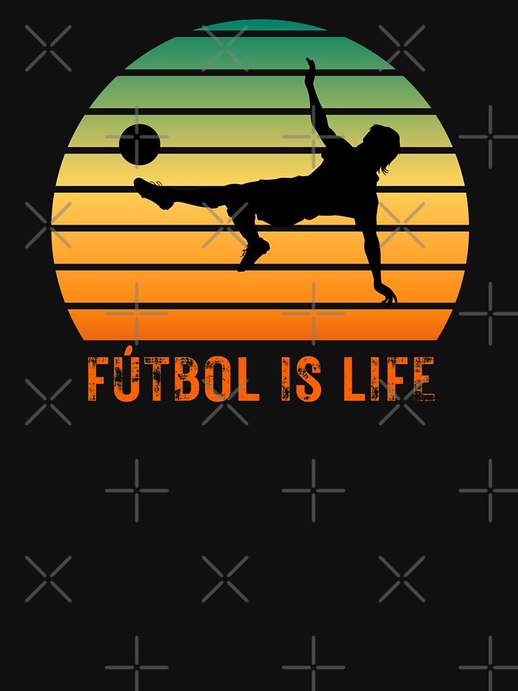 FUTBOL IS LIFE Vintage gifts for soccer lovers, football players, and futbol fans by llon