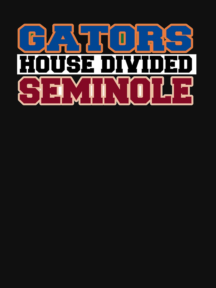 Gators House Divided Seminole Classic by EdwardEzell