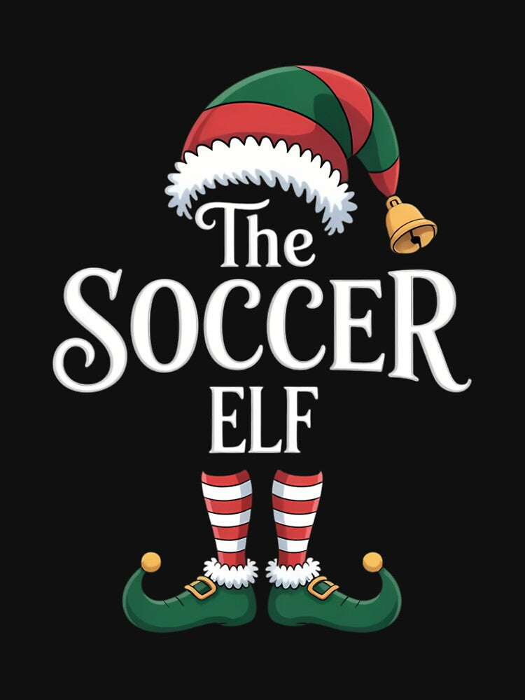 The Soccer Elf Shirt Matching Family Soccer Christmas Elf by TrinaEspinoza