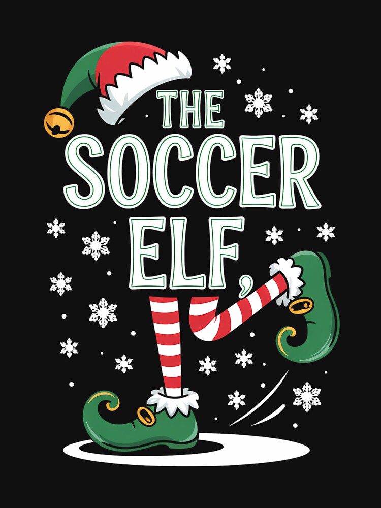 Family Soccer Christmas Elf Cute by Turbotine