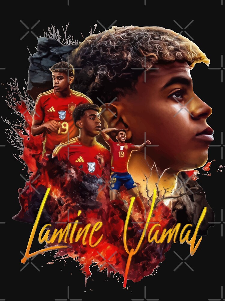 Soccer Player Design Lamine Yamal by EzequielBC