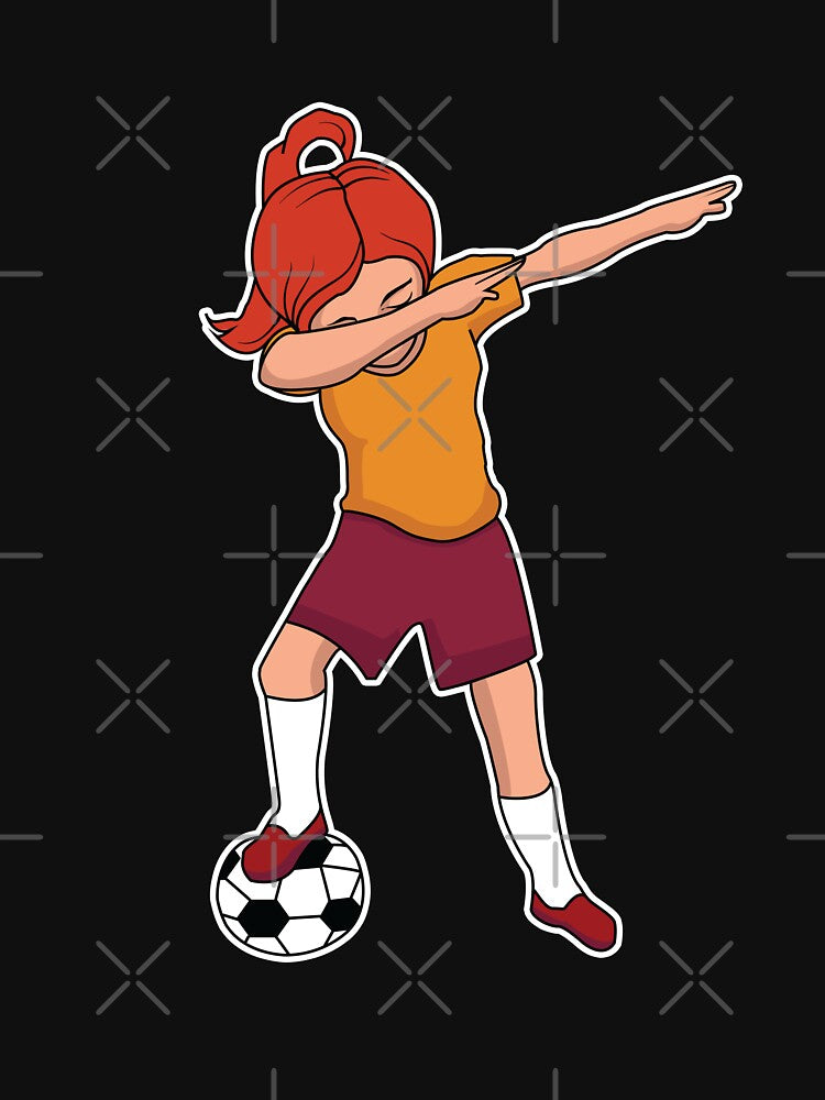 Awesome Soccer Player Girl Soccer Athlete Women Athletic Sports Team by VollLaser