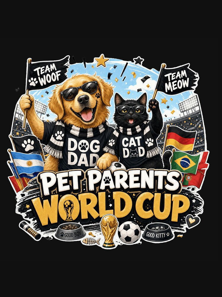 Multi Pet Parent World Cup Fans Dog Cat Kawaii Sticker by Ashley critters