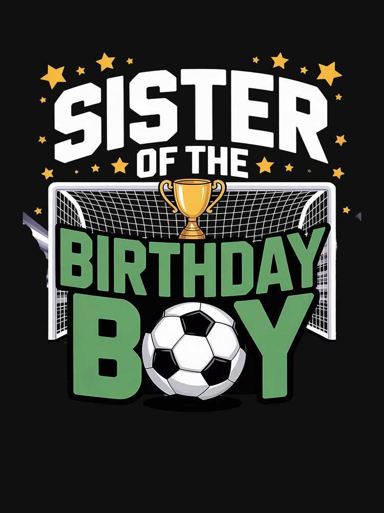 Soccer Sister Birthday Boy Party Soccer Family Matching by Belkisallen