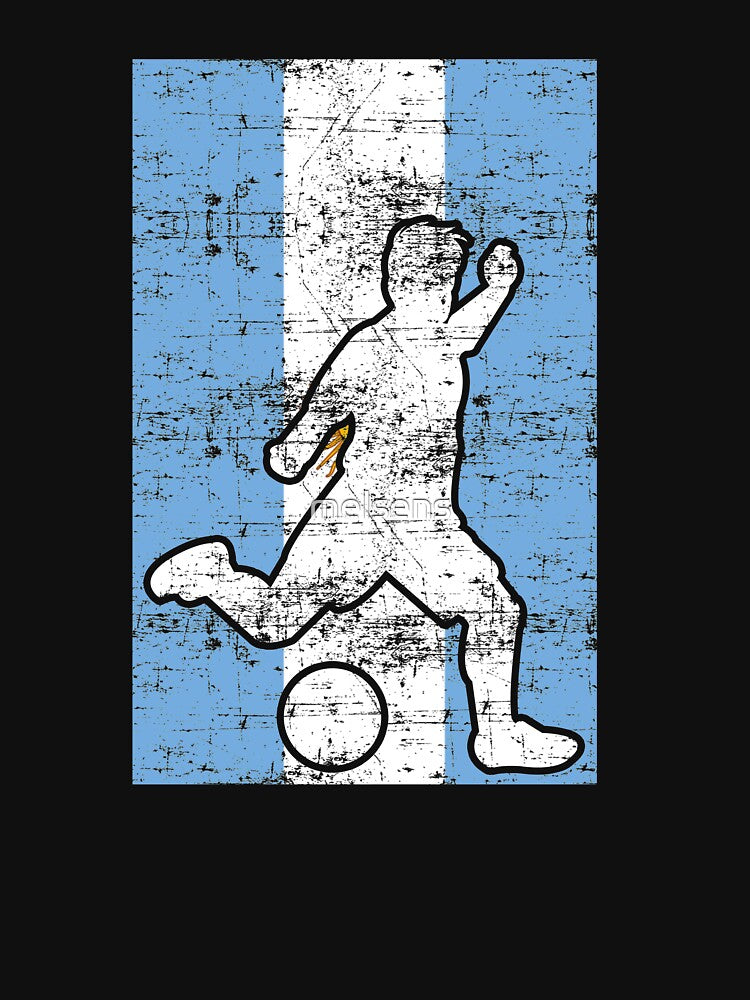 Argentina Flag Soccer Player by melsens