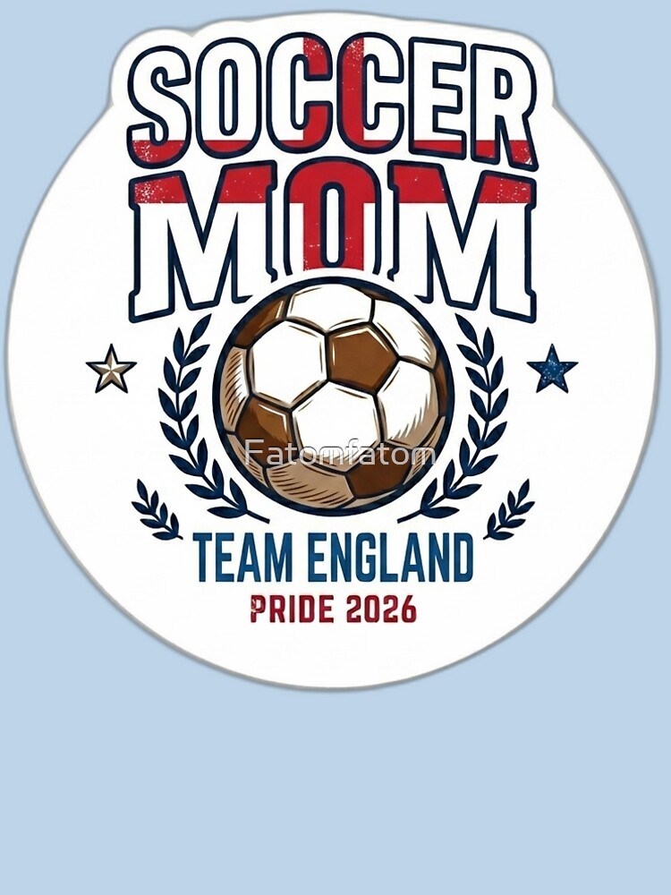 Vintage England Soccer Mom Retro English Flag Football Fan by Fatomfatom