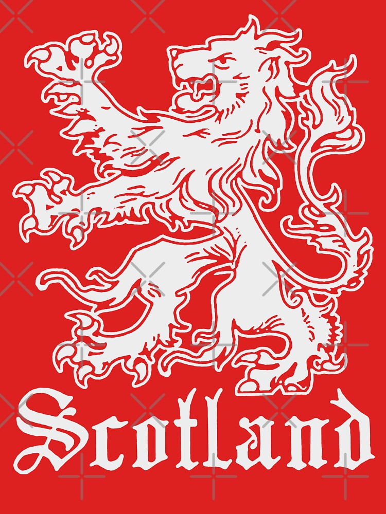 Scotland Vintage Scottish Lion Scotland Crest Flag Graphic Bar Pub Design Gift by Gilano