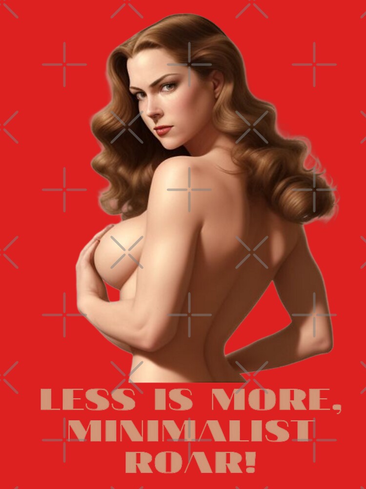 Less is more, Minimalist roar! by DShirtRepublic