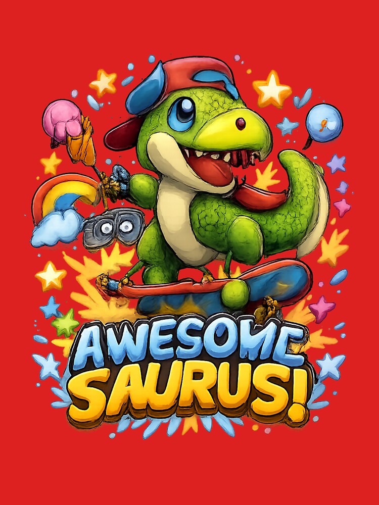 Awesome Saurus by JOSHUAWAYLAND
