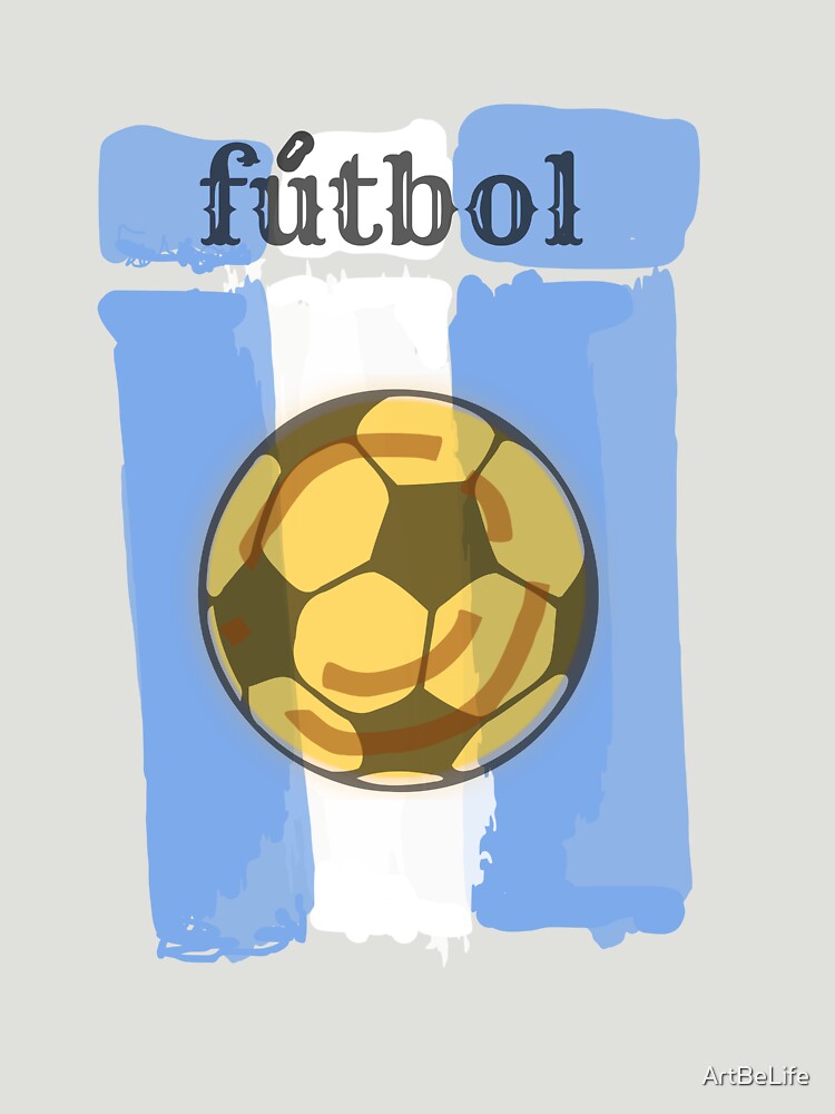 Argentina Soccer Futbol by ArtBeLife