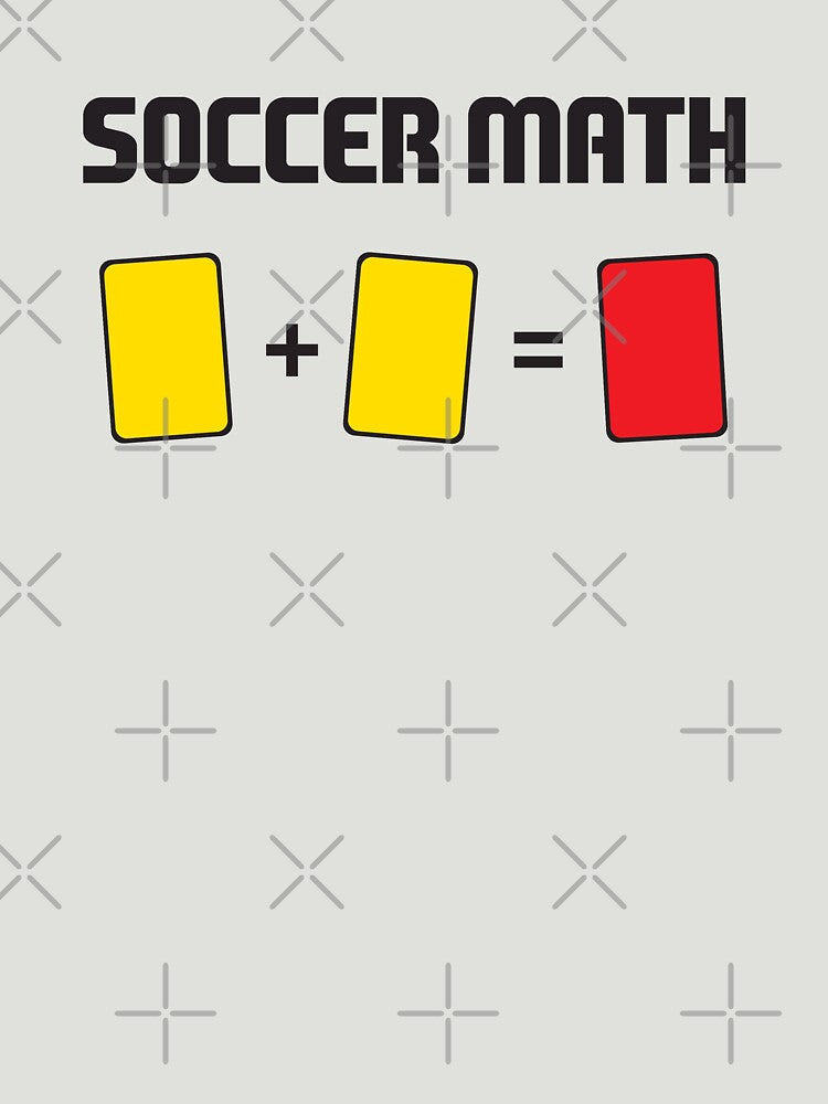 Soccer Math - Yellow + Yellow = Red by TeeRock