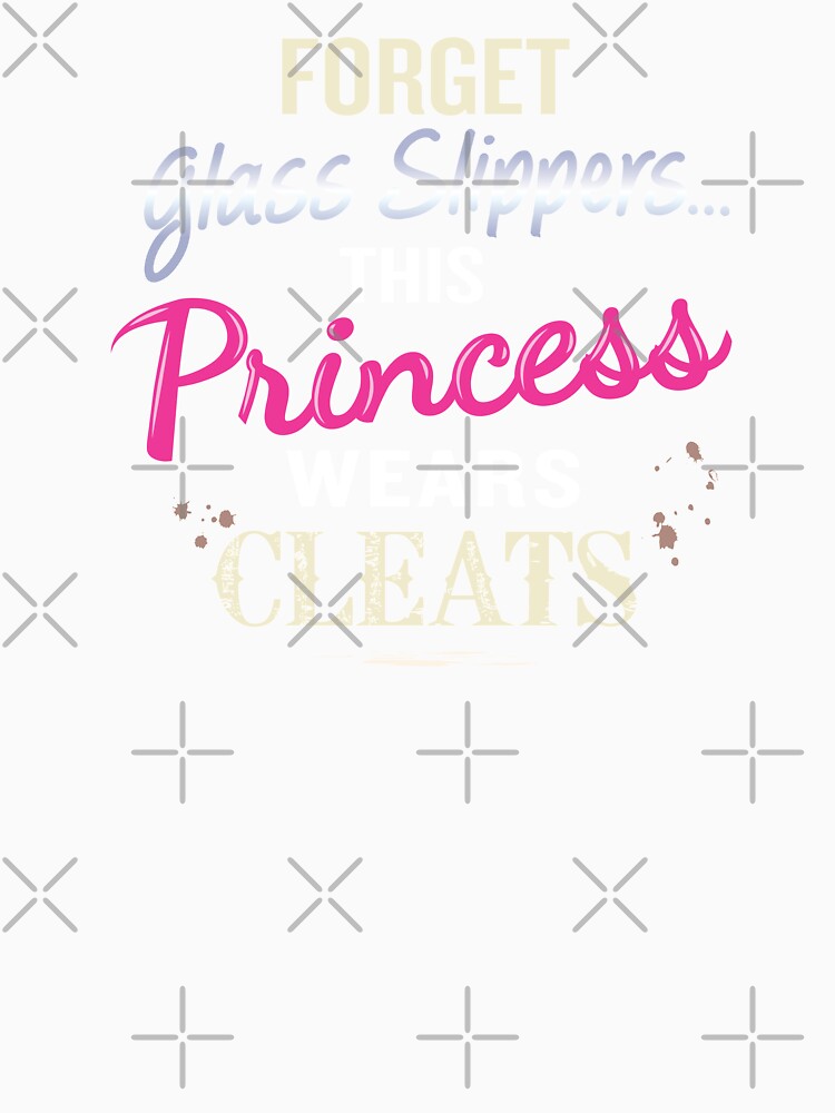 'Forget Glass Slippers…This Princess Wears Cleats' (Black) by The Button Gal