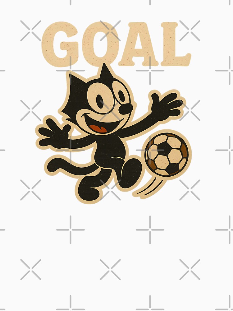 FELIX CAT FOOTBALL PLAYER VINTAGE COMIC by infinitearte