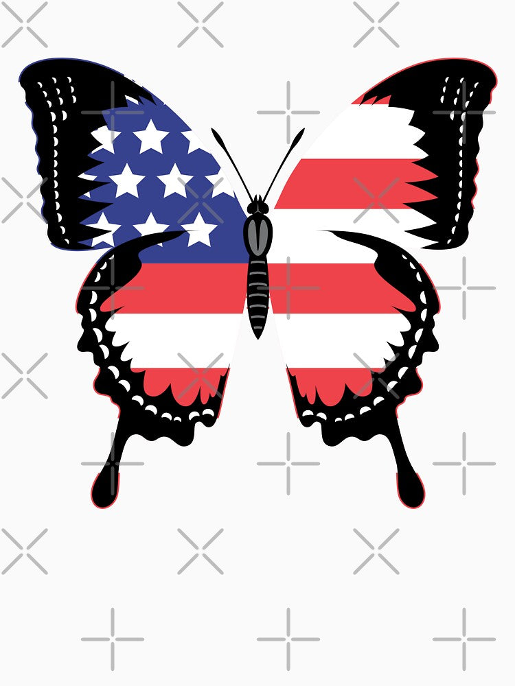 American Flag Butterfly by pretty4u