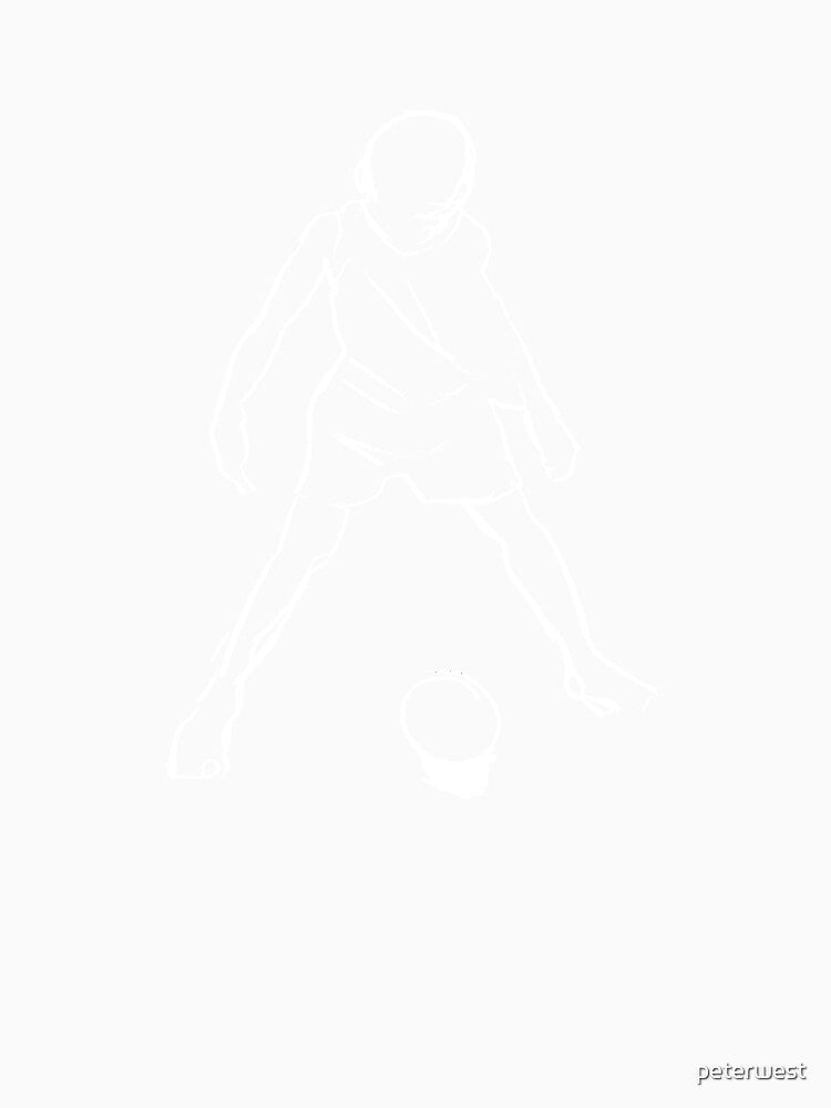 Boy ready to play football by peterwest