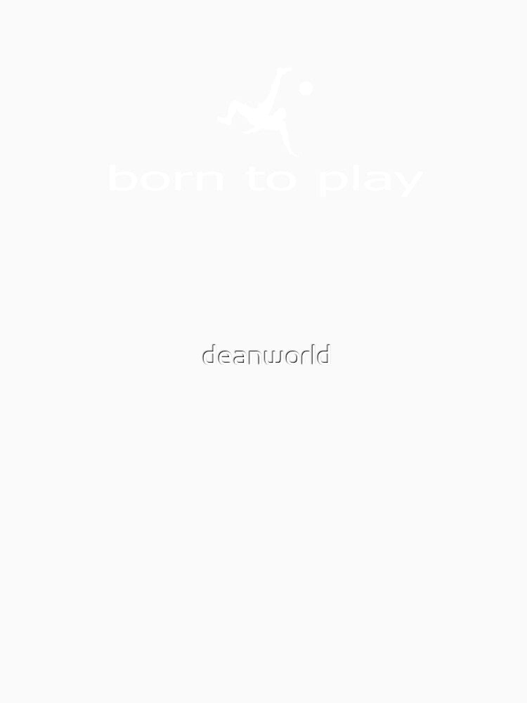 Born To Play Soccer Cap by deanworld