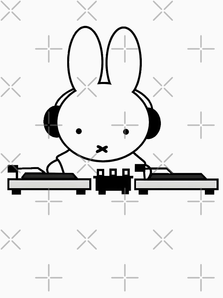 Miffy the DJ by KrishaCreate