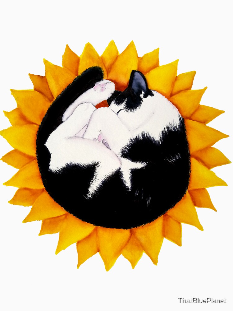 Sunflower Cat by ThatBluePlanet