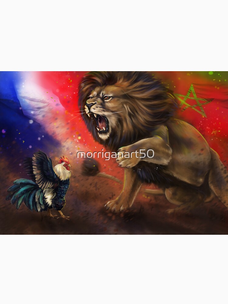 France vs Morocco by morriganart50