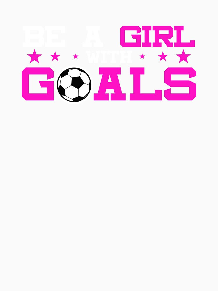 Girl With Goals Soccer product, Soccer print, Sports Tee by Lisbob